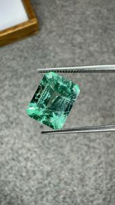 Émeraude naturelle colombienne de 4,09 carats, taille octogonale, pierre précieuse verte lâche pour bague de luxe, pendentif, bijoux personnalisés - Product Image 4