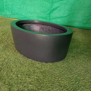 Classic Flower <b>Pot</b> <b>Small</b> Size Planter Floor Indoor Use Direct Plantation Artificial Plants Lightweight Durable Handmade Fiber - Product Image 1