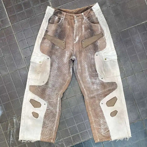 Pantalones Vaqueros de Cintura Alta y Pierna Ancha para Mujer, Ajuste Ceñido, Formales, Largos, de Algodón Transpirable, 220g, Lavables, Primavera - Product Image 4