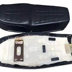 Siège complet de <span class=keywords><strong>moto</strong></span> CG125 pour Honda CG125 - 620 mm de long, confortable, en cuir PU/base en plastique, pièce de rechange - Product Image 3