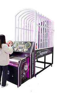 Machine de jeu d'arcade de basket-ball HGR Amusement Supreme tendance, pour un joueur, avec barre lumineuse LED 300W et tir à points réglables - Product Image 4
