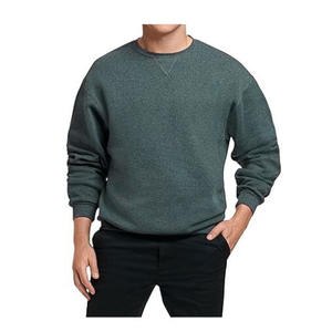 Sweat-shirt à capuche pour homme, hiver, jersey uni, respirant, col rond, manches longues, impression de logo personnalisée sur le devant, polyester/coton - Product Image 1