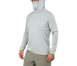 Sudadera de Pesca con Protección UV UPF 50+, de Secado Rápido, Manga Larga, con Logotipo Personalizado, Tejido Transpirable de Seda de Hielo para Actividades al Aire Libre - Product Image 5