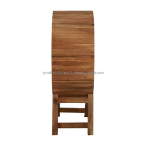 Meuble de bar en bois massif, meuble de rangement moderne, buffet vert, buffet de bar à 2 portes, rangement de luxe, meuble de salon fait main - Product Image 4