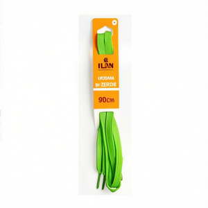 Ilan Shoelace 90cm Green Flat <b>Lace</b> For Sneakers - Product Image 1
