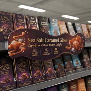 PVC BPA Free Convenient Supermarket <b>Shelf</b> Talker Retail Promotional Product Display Advertising Sign Board - Product Image 2