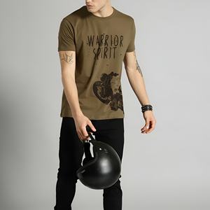 เสื้อยืดผู้ชายลายกราฟิกผ้าฝ้าย แขนสั้น สไตล์สตรีทแวร์ ลายมอเตอร์ไซค์วินเทจ ระบายอากาศได้ดี แฟชั่นฤดูร้อน - Product Image 4