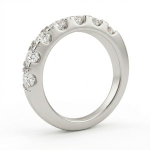 แหวนเพชรแท้ IGI Certified แบบ Eternity Band แพลตตินั่ม PT950 สำหรับงานแต่งงานหรือวันครบรอบ ดีไซน์หรูหราประดับเพชรแบบ Prong Setting เหมาะสำหรับงานปาร์ตี้ - Product Image 2