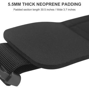 Cinturón de Inmersión Negro Reforzado con Anillas de Acero para Dominadas con Peso, Flexiones, Gimnasio, Fitness y Entrenamiento de Fuerza - Product Image 4