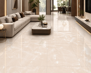 กระเบื้องปูพื้นพอร์ซเลนพรีเมียม 60x60 ซม. ผิวเคลือบเงา ลายหินอ่อน สำหรับตกแต่งภายใน หรูหรา ขนาด 600x600 มม. - Product Image 6