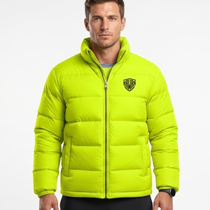 Mawra – Manteau d'hiver matelassé personnalisé avec logo pour homme, veste chaude matelassée, streetwear d'extérieur, vêtements décontractés, fabricant de vêtements - Product Image 1