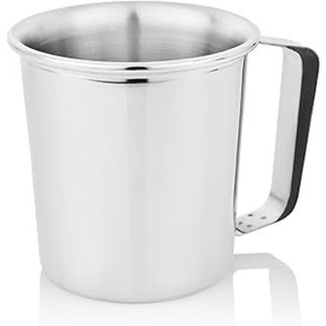 Double Wall Stainless Steel Coffee Mug With Ribbed Design Insulated Metal Tea Cup Unbreakable Eco-Friendly <b>Drinkware</b> For Home - Product Image 2