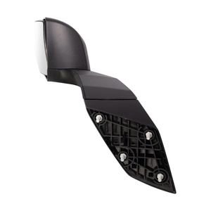 Nouveau rétroviseur WTP pour <span class=keywords><strong>semi</strong></span>-remorque, 4 trous de fixation, noir texturé, manuel, transparent, incurvé, étanche, base VNL en plastique 82299364 82334903 - Product Image 3