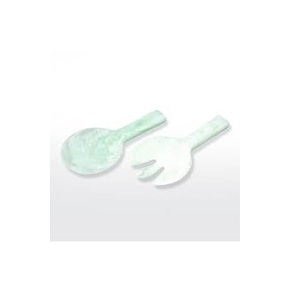 Grande cuillère en résine artisanale, écologique, de luxe, de qualité supérieure, pour servir au dîner, avec finition miroir et manche long - Product Image 3