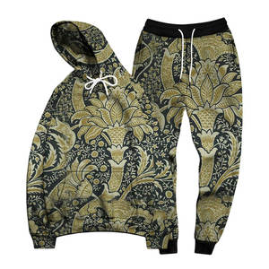 Hot Selling Women Sublimation Printed <b>Tracksuit</b> New Style Casual Sports Winter 100% Cotton Windproof Breathable Eco-friendly - Product Image 5