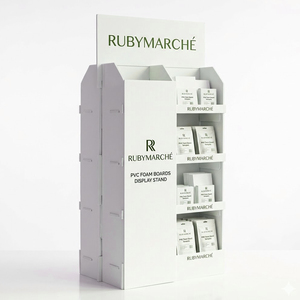 Expositor de Suelo de PVC Premium, Personalizable, Resistente al Agua, para Promoción de Productos en Tiendas, Centros Comerciales y Supermercados - Product Image 2