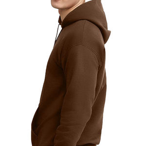 Sweat à capuche confortable pour homme en molleton de coton doux, vêtement de mode streetwear décontracté, vente en gros - Product Image 3