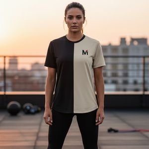 Camiseta ligera de gimnasio con paneles de ventilación, top de entrenamiento de secado rápido, ropa deportiva personalizada sublimada para gimnasio - Product Image 6