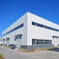 Conception de bâtiments préfabriqués en structure acier, hangars, entrepôts, ateliers, certifiés CE, galvanisés à chaud avec garantie de 5 ans