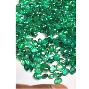 Lote de 487 Esmeraldas Naturales de Zambia, Corte Ovalado y en Forma de Pera, Color Verde, 4x3, 5x3, 5x4, 6x4, 7x5 mm, 150 Quilates, Alta Calidad, Venta IROC - Product Image 2