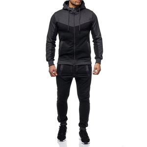 New Arrivals Winter Casual Men's Sweat Suits High Quality Sport <b>Tracksuit</b> Set 100% Cotton Quick Dry Eco-Friendly Breathable - Product Image 1