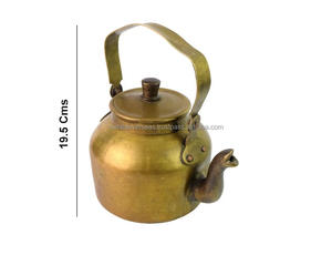 Tetera de Metal Vintage, Diseño Clásico, para el Hogar, la Cocina, la Mesa y Uso Decorativo - Product Image 2
