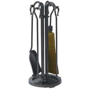 Luxury Iron Fireside Accessories Companion <b>Set</b> for Home Decor and Heat Application - Product Image 4
