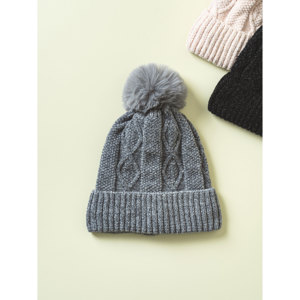 Women's Drop Knit Beanie Sweater - Product Image 1