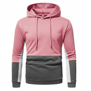 Vente en gros de sweats à capuche vierges économiques en lot, 300 GSM, mélange coton polyester, molleton doux, impression sérigraphique personnalisée, bicolore - Product Image 1