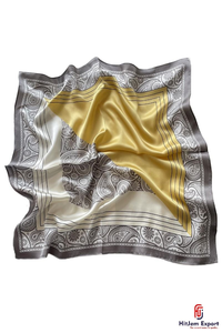 High Quality Premium Printed Short <b>Scarf</b> Fabric White Label Service OEM ODM Textile Manufacturer Custom Fabric Products Export - Product Image 6