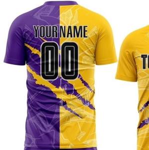 Ensemble de tenue de football à manches courtes 100% coton à séchage rapide personnalisable - Product Image 3