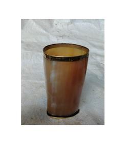 Taza de Vidrio con Diseño de Cuerno Natural, Hecha a Mano, Ecológica, de Gran Capacidad, Apta para Lavavajillas y Microondas, Reutilizable para Café, Té, Cerveza, Estilo Rústico - Product Image 4