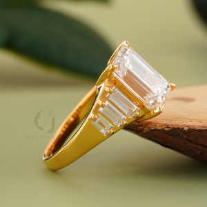 Elegant 14K Rose Gold 2.08CT Lab Diamond Flower Earrings VVS EF Round Pear Cluster Halo Studs White Gold Color Fine Jewelry - Product Image 4