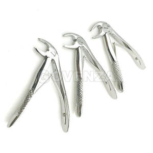 Kit de Instrumentos de Laboratorio Dental de Ortodoncia, 7 Piezas, Acero Inoxidable, Pinzas de Extracción de Dientes para Niños, Herramientas Quirúrgicas Manuales - Product Image 6