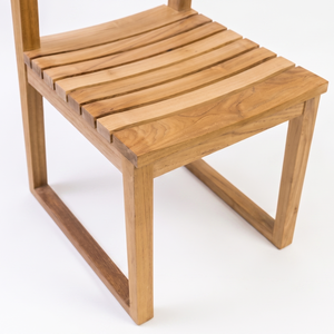 Teak Garden Chair Minimalist Design Outdoor Furniture Durable Wood Frame Eco-Friendly Baleliving Hard Floor Use - Product Image 6