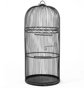 Jaula espaciosa de hierro para loros, pinzones y agapornis con sistema de cierre fuerte y puertas para alimentación - Product Image 1