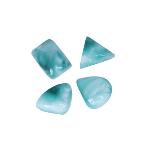 พลอยเฮมิมอร์ไฟต์สีน้ำเงินธรรมชาติแบบฟรีฟอร์ม คาโบชอง สำหรับงานออกแบบเครื่องประดับตามสั่ง ขายส่ง - Product Image 1