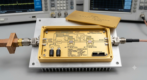 Module d'évaluation d'amplificateur RF à faible bruit RFLN12S 8-12 GHz bande X GaAs PHEMT LNA, gain de 22 dB pour SATCOM, radar, sans fil - Product Image 5