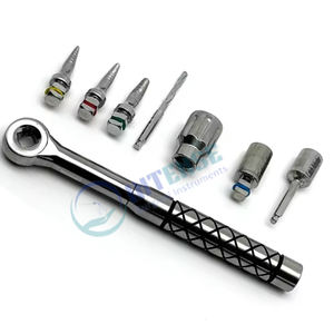 Kit d'expansion osseuse pour implants dentaires électriques, outils de retrait, ensemble d'instruments de chirurgie buccale en acier inoxydable pour la réparation d'implants OEM - Product Image 3