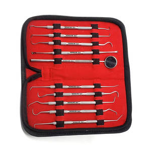 Kit professionnel de détartrage dentaire en acier inoxydable avec miroir d'inspection – Outils de soins bucco-dentaires pour l'élimination de la plaque et du tartre - Product Image 2