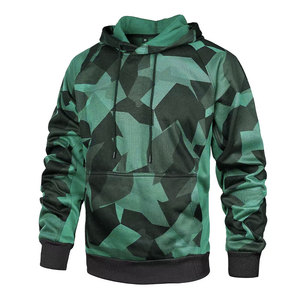Sudadera con Capucha de Camuflaje para Hombre, Más Vendida, Nueva Moda de Invierno, Térmica, con Patrón Sólido y Estampado Personalizado - Product Image 6