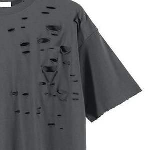 T-shirt homme déchiré en matière durable, prix raisonnable, respirant, confortable, tendance, léger - Product Image 2