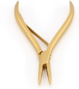 Stainless Steel Rubber Grip Flat <b>Pliers</b> for Hair Extension Remover Keratin Bonding Hair Clamp Bond Crusher Hair Extensions <b>Tools</b> - Product Image 6