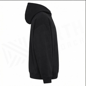 Sweat à capuche demi-zip North Approach pour homme, coupe oversize, en molleton de coton, style décontracté, imprimé devant, style automne - Product Image 3