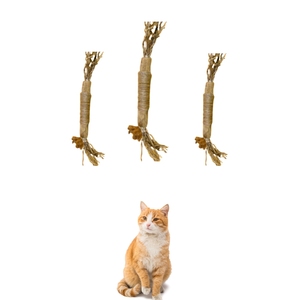 ของเล่นเชือกป่านทำจากไม้กาแฟแท้ 100% สำหรับสัตว์เลี้ยง ฝึกเคี้ยวและเสริมสร้างกิจกรรม - Product Image 4