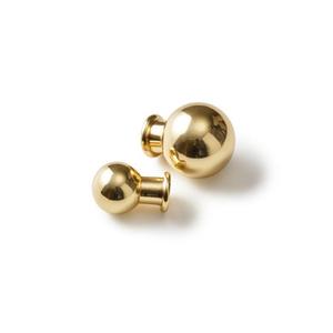 Modern Black Round Drawer Knobs Metal Cabinet Hardware Bolt <b>Inserting</b> Type for Drawers 2 Pack Fancy Knob Modern Designs - Product Image 3