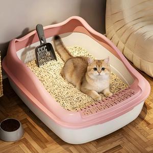 <span class=keywords><strong>Bac</strong></span> à litière pour chat en plastique PP, petit format, durable, anti-éclaboussures, <span class=keywords><strong>prix</strong></span> compétitif - Product Image 3