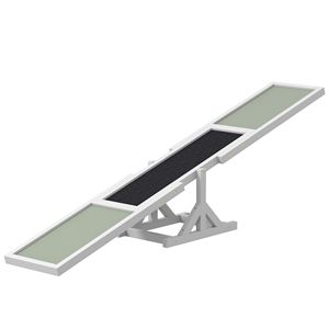 Altalena in Legno Bianco per Addestramento e Esercizio Cani - Product Image 1