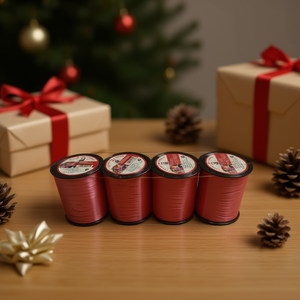 Bobina di nastro Mnj 1 cm x 90 m, colori misti, decorazione regalo in raso intrecciato, 6 pezzi - Product Image 3