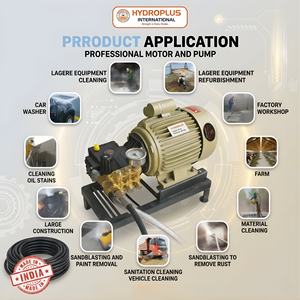 Système de nettoyage industriel à pression fluide 3HP 350 bars, moteur à bobine en cuivre, équipement de lavage haute résistance avec kit complet - Product Image 4